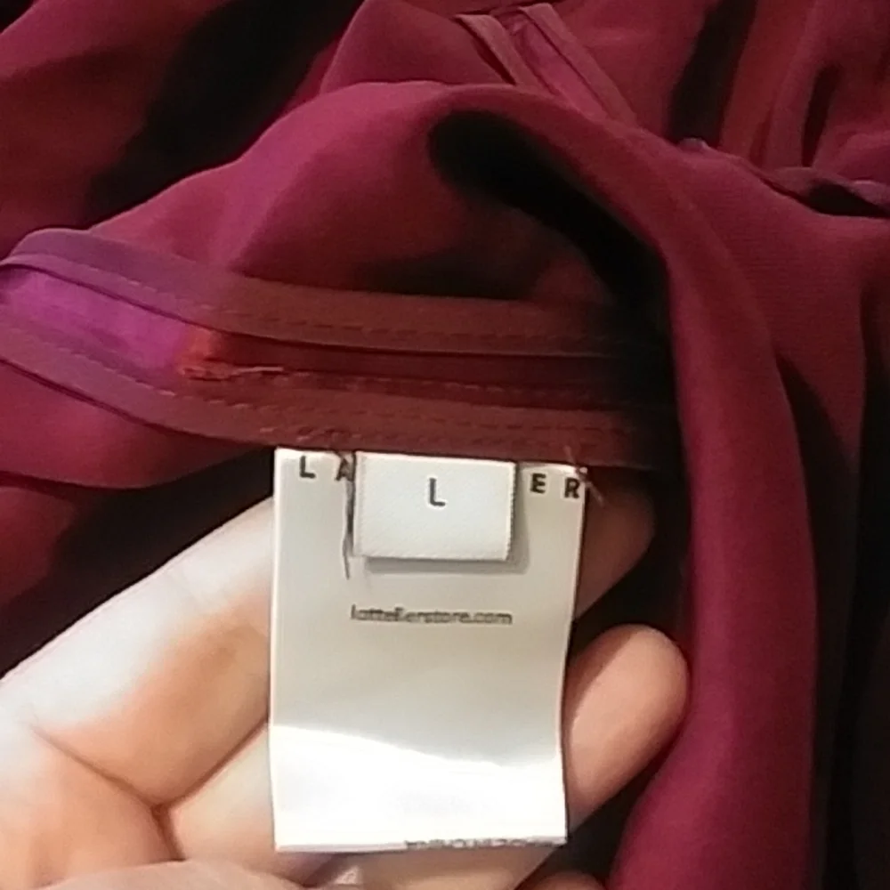 Lattelier Double-Breasted Trench Coat Size L - Picture 6 of 7